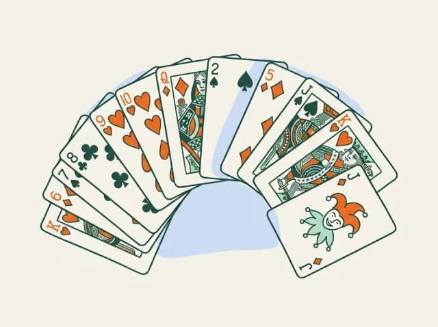 Illustration d'un jeu de cartes