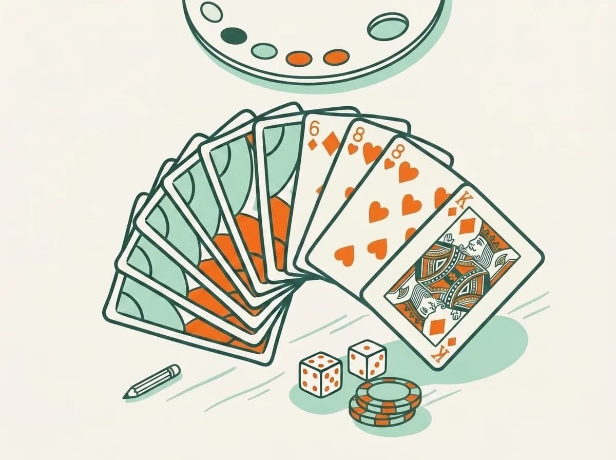 Illustration éditoriale : Baccarat