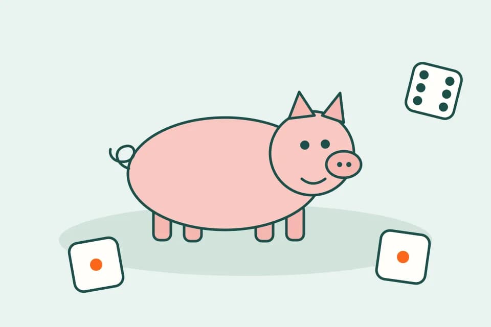 Illustration éditoriale : Cochon qui rit