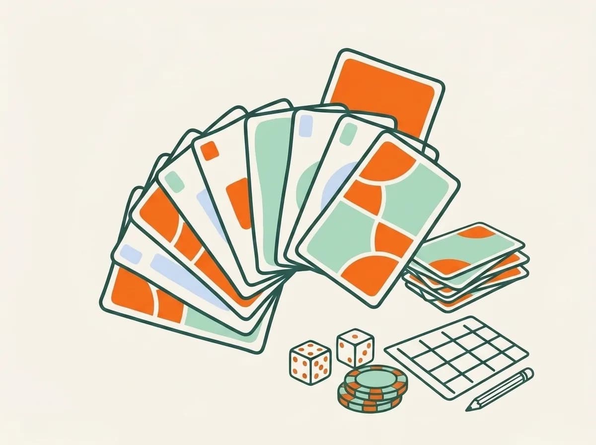 Illustration éditoriale : Skip-Bo
